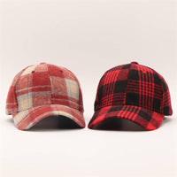 Plaid Baseball Cap