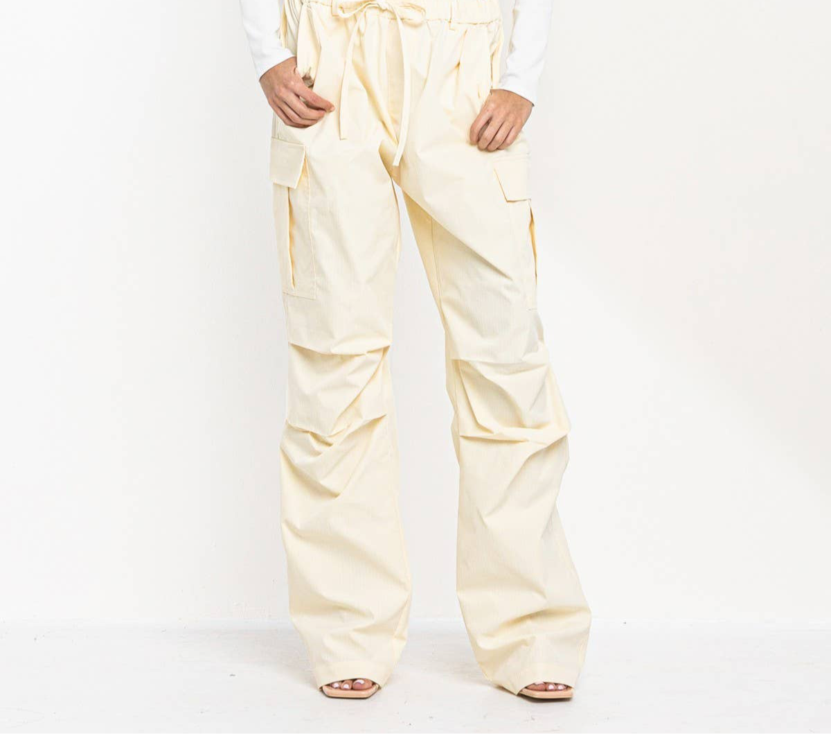MENS Cream cargo pants