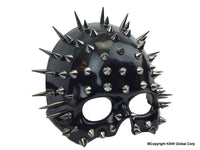 Black Spiked Skull Mask