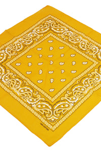 Classic Paisley Print Square Cotton Bandana