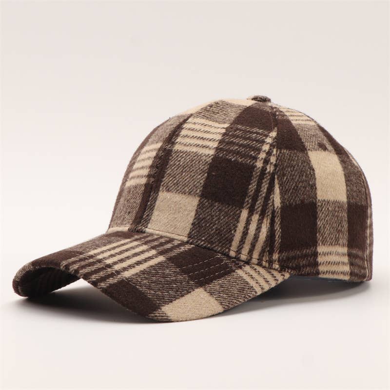 Plaid Baseball Cap