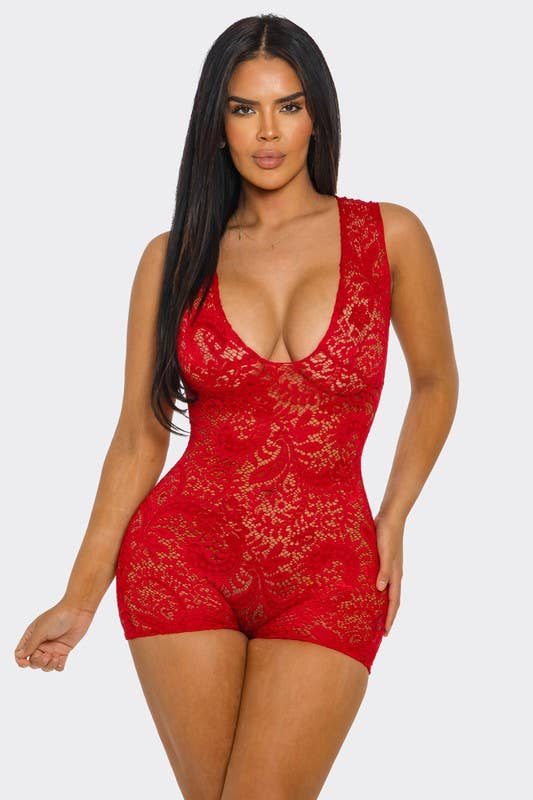 Lace Romper