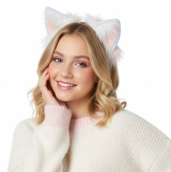 Pink Furry  Ears
