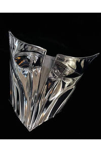 Metallic bustier top