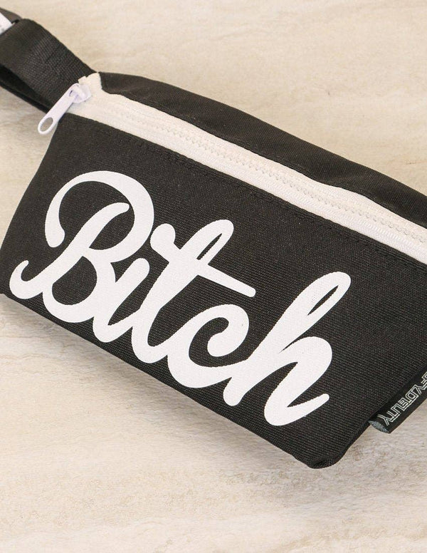 Fanny Pack Bitch Black & White