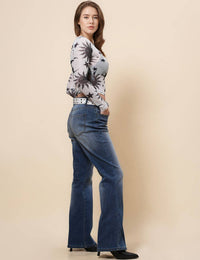 Moon Sun Star Mesh Top