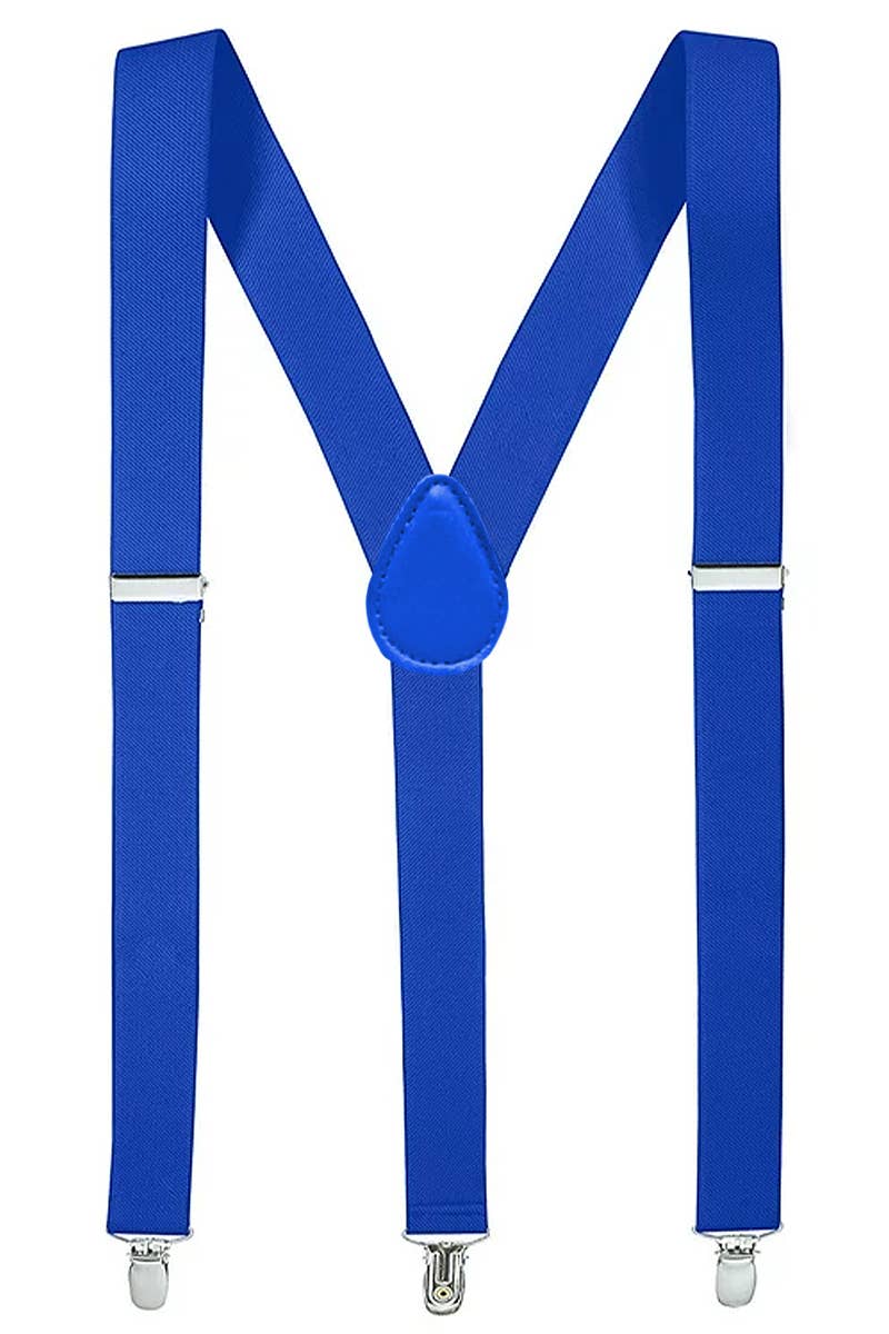 Slim Elastic Sweatband Clip-On Y-Back Suspenders