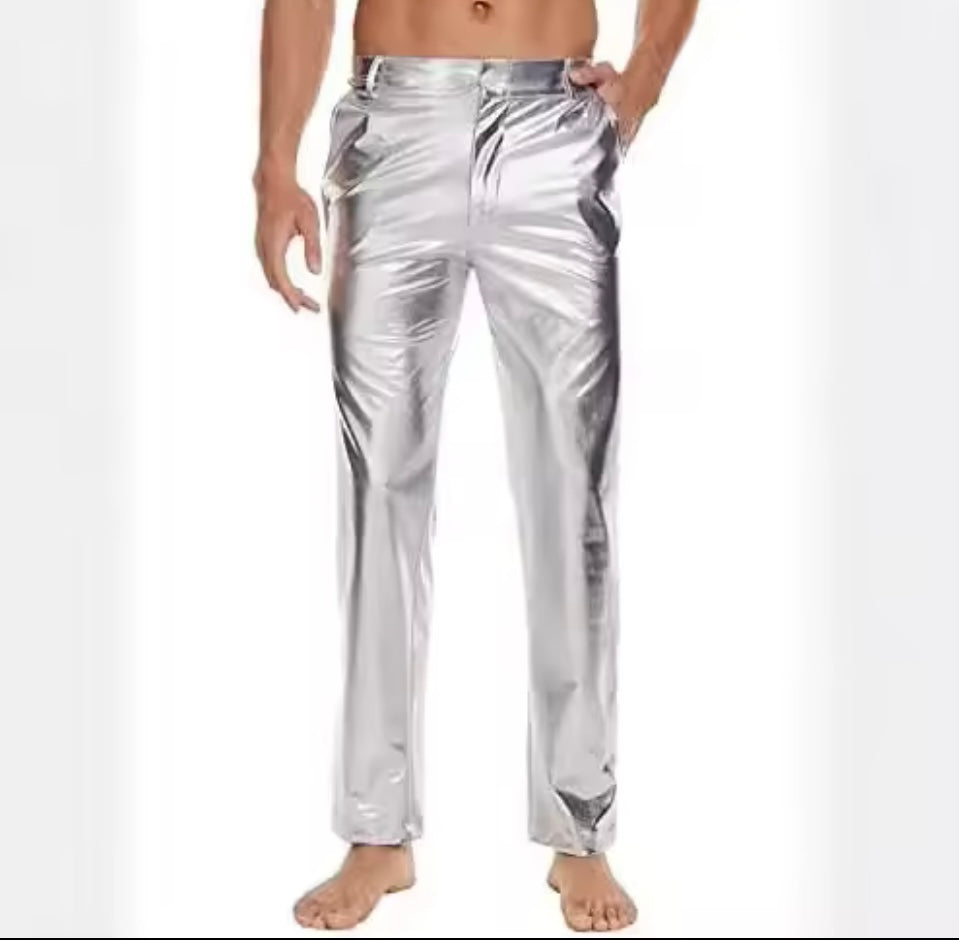 Metallic Mens Pants