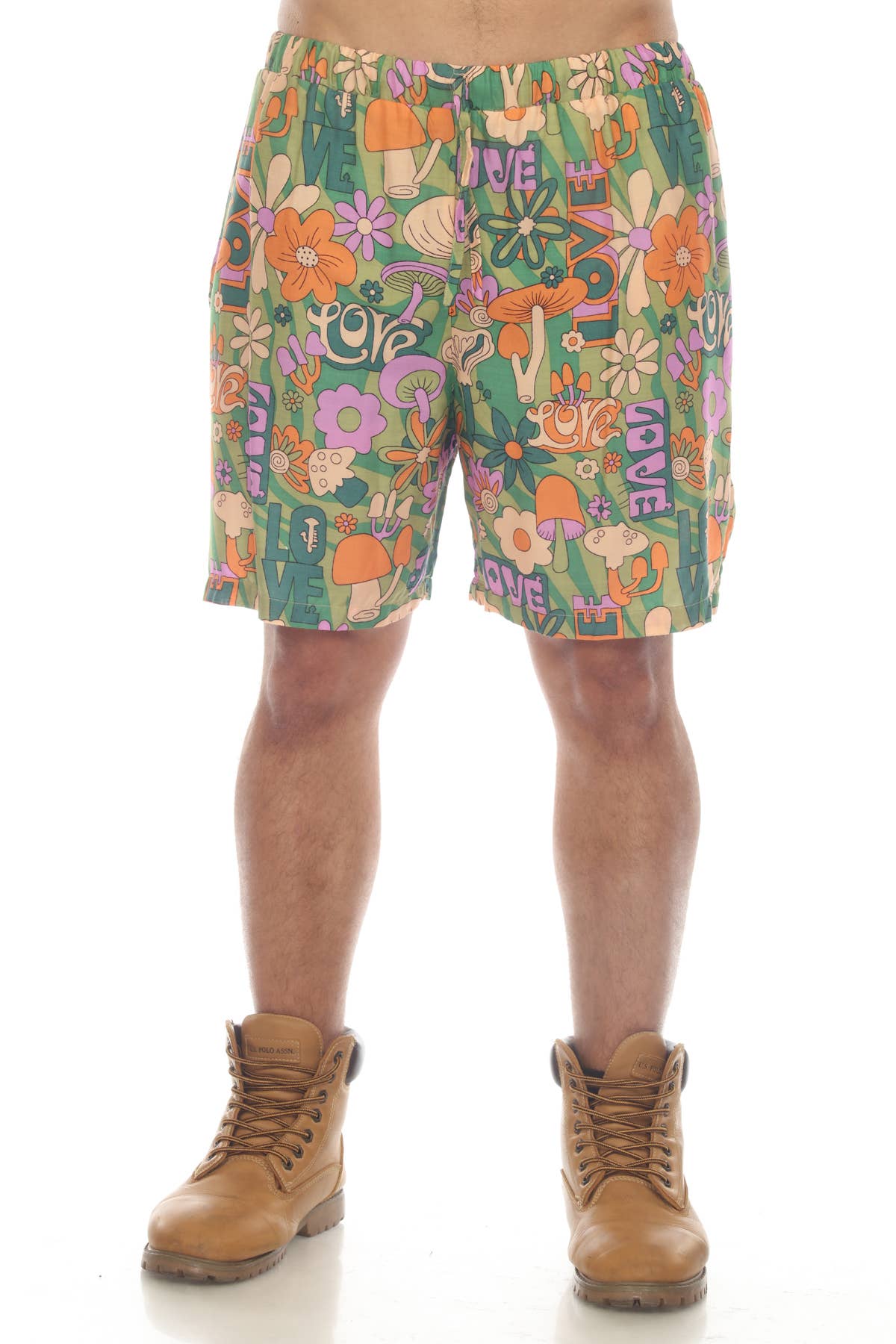 Mens Mushroom Shorts