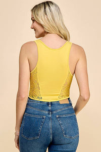 LACE-UP TANK TOP