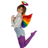 Marabou Feather Rainbow Halo