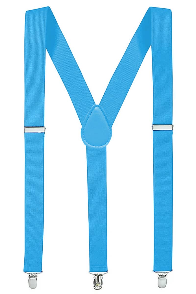 Slim Elastic Sweatband Clip-On Y-Back Suspenders