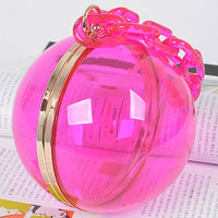 Round Clear Plastic W/Link Plastic Handle