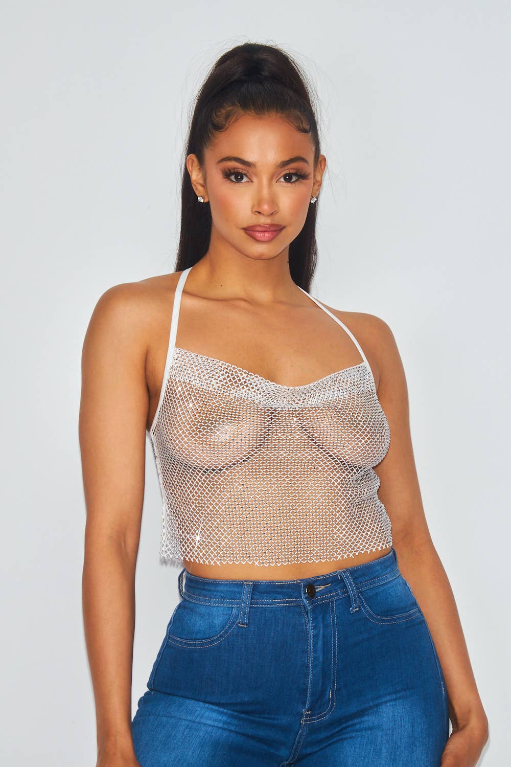 Rhinestone Halter
