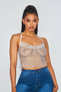 Rhinestone Halter