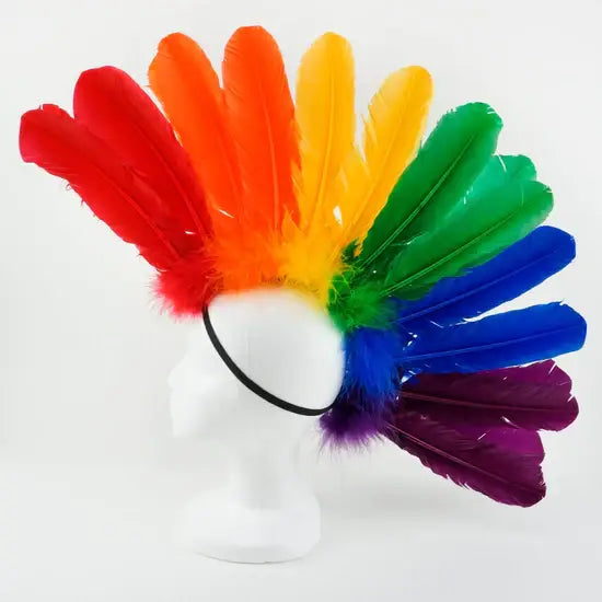 Rainbow Feather Mohawk - Quills