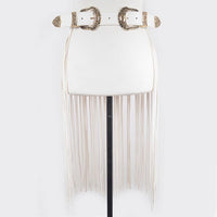 Double Buckle Curtain Fringe Belt