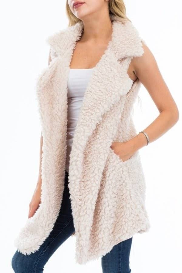 Shaggy Faux Fur Vest