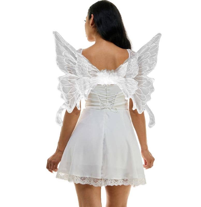 White Lace Butterfly Wings
