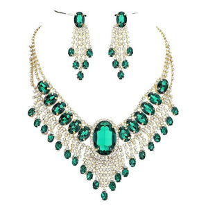 Bohemian Gatsby Theme Statement Necklace Set