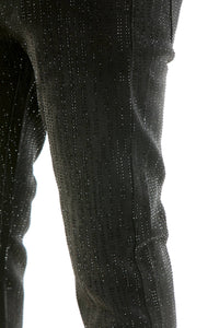 RHINESTONE FLARE JEANS