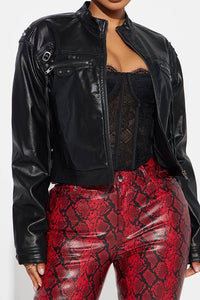 Studded Zip Up Jacket