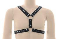 Chest Harness - X-Drop PVC Vegan Leather