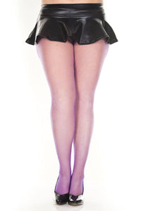 Plus Size Fishnet Seamless Pantyhose