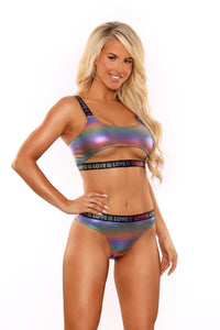 Love is Love Crop Top or Panty