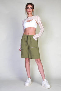 Sahara Nylon Pocket Shorts