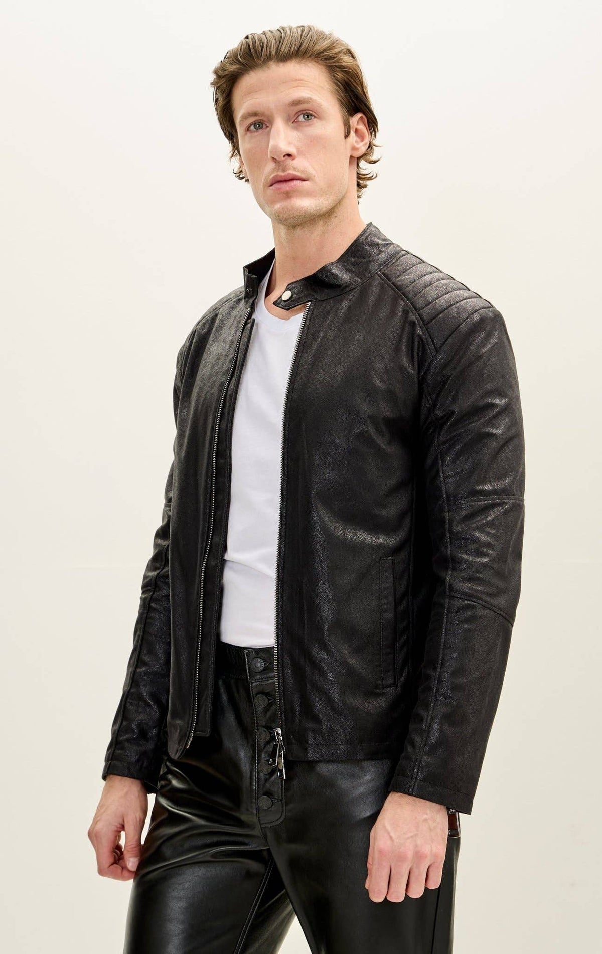 Men's Rider Motto Jacket - Black