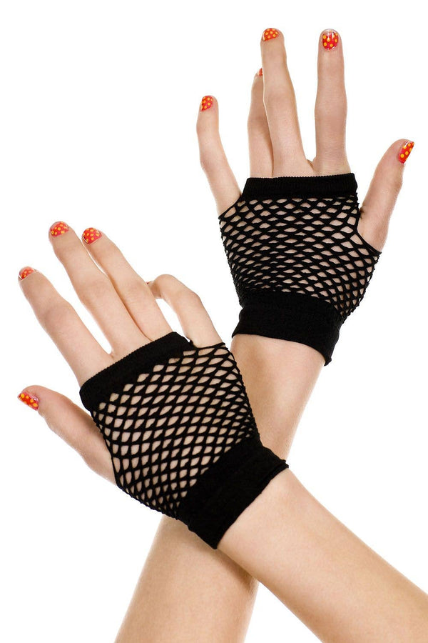 Thick Diamond Net Gloves