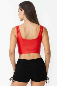 ZIP FRONT BUSTIER TOP