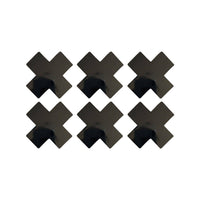 Dom Squad Black Wet Vinyl X Factor Body Stickers 6PK