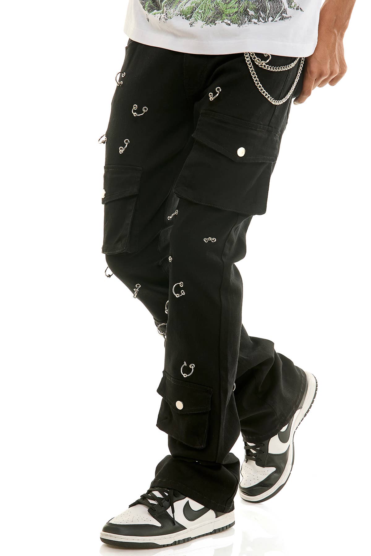 PIERCING FLARE PANTS