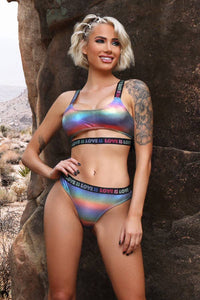 Love is Love Crop Top or Panty