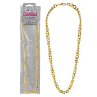 Metal Curb Chain Necklace 19.65"