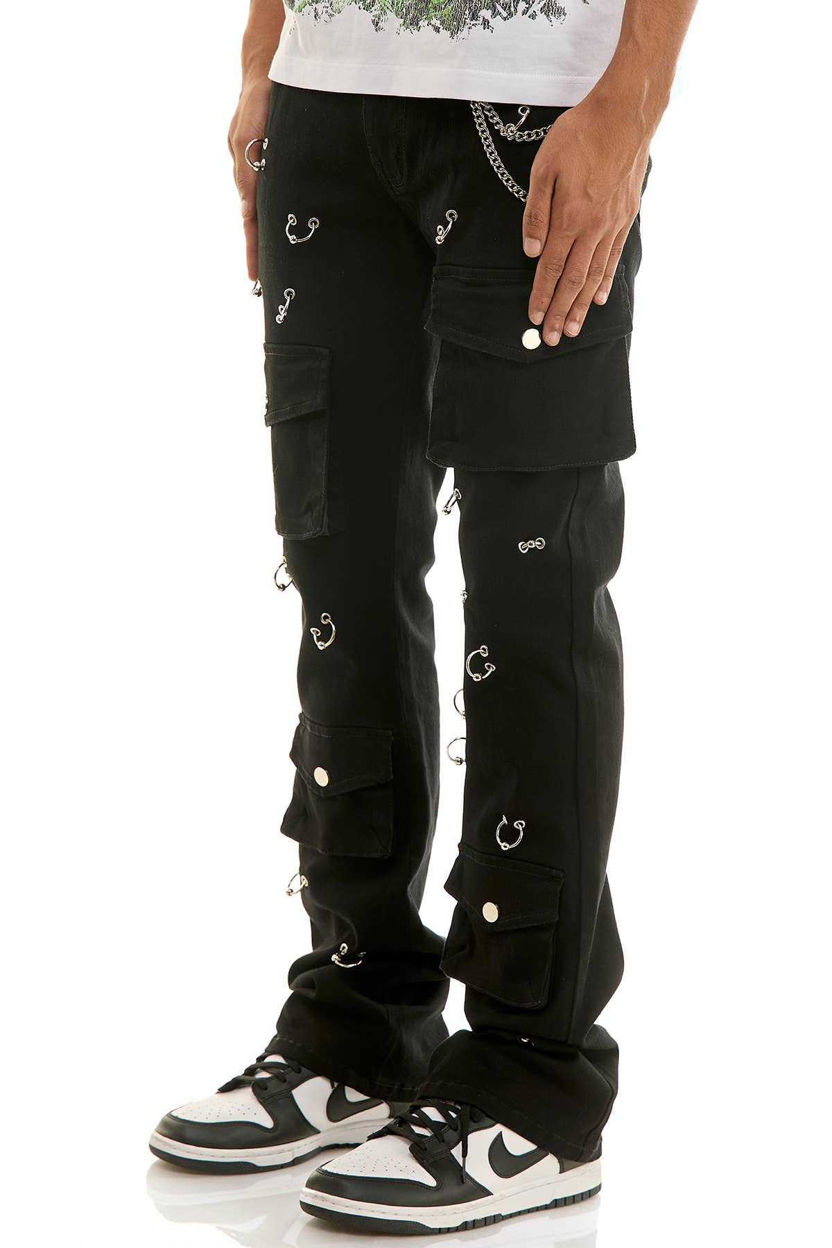 PIERCING FLARE PANTS