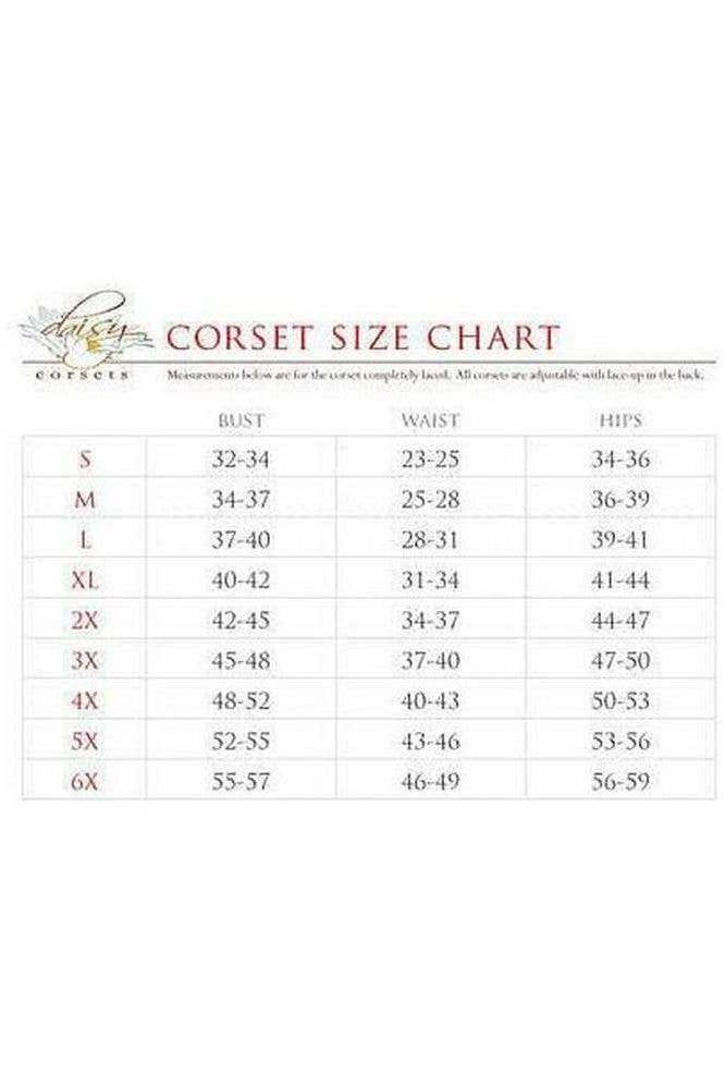 Black Buckle Curvy Corset