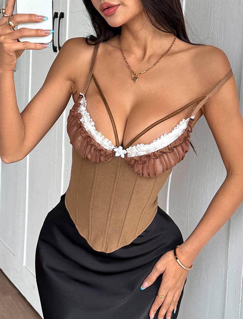 Peasant Corset Top