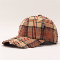 Plaid Baseball Cap
