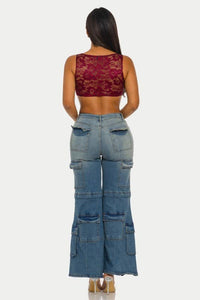 Lace Cropped Top