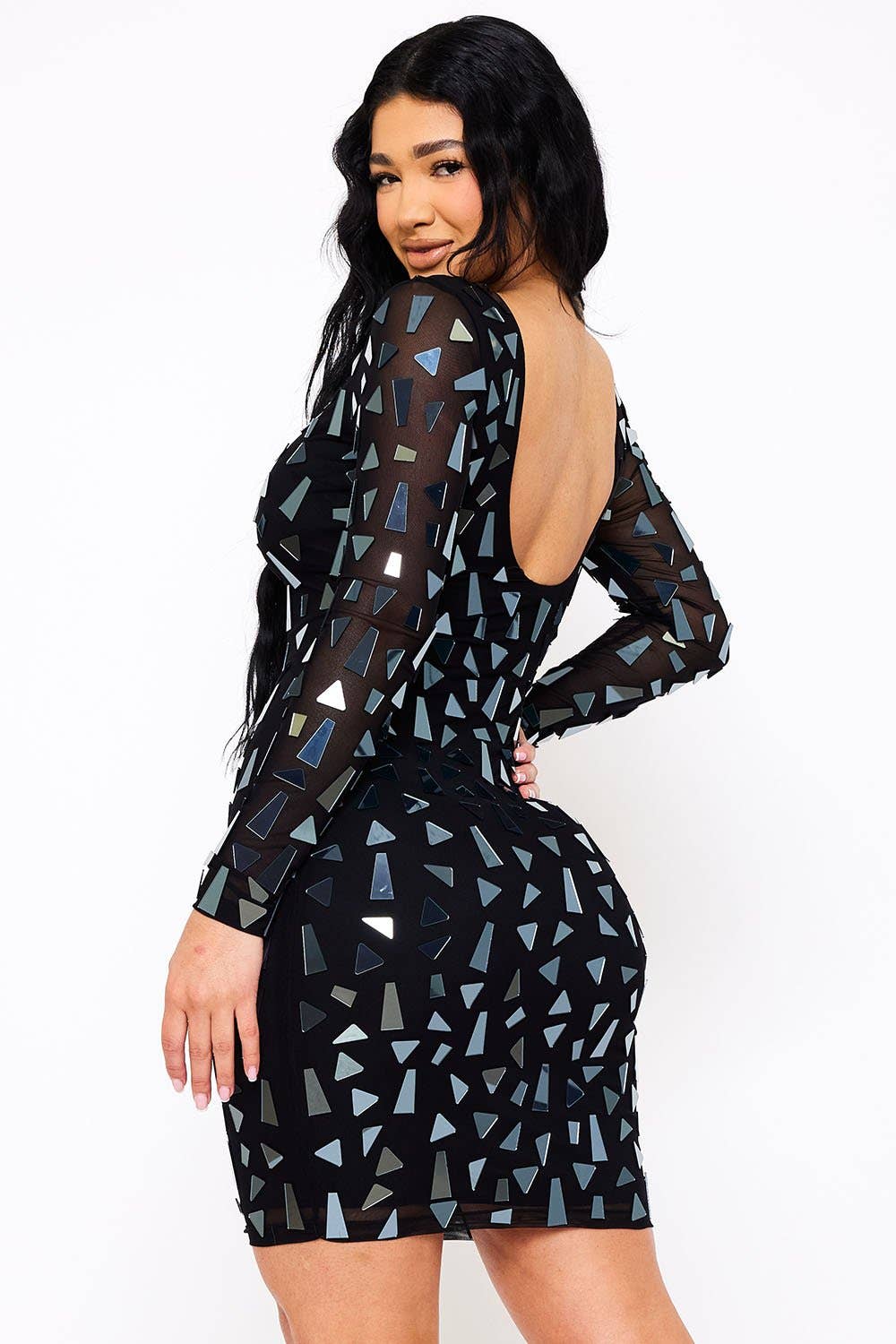 MIRROR PIECES DRESS