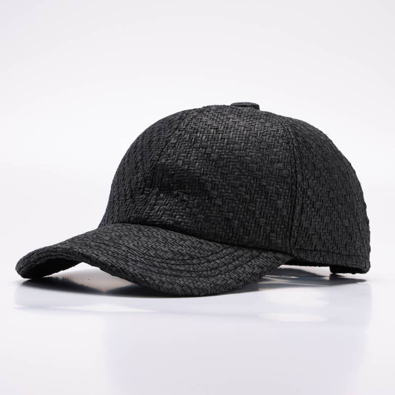 Straw Baseball Cap