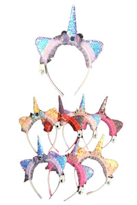 Unicorn Princess Sequins LED Light-Up Hairband