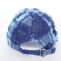 Frayed Plaid Baseball Cap