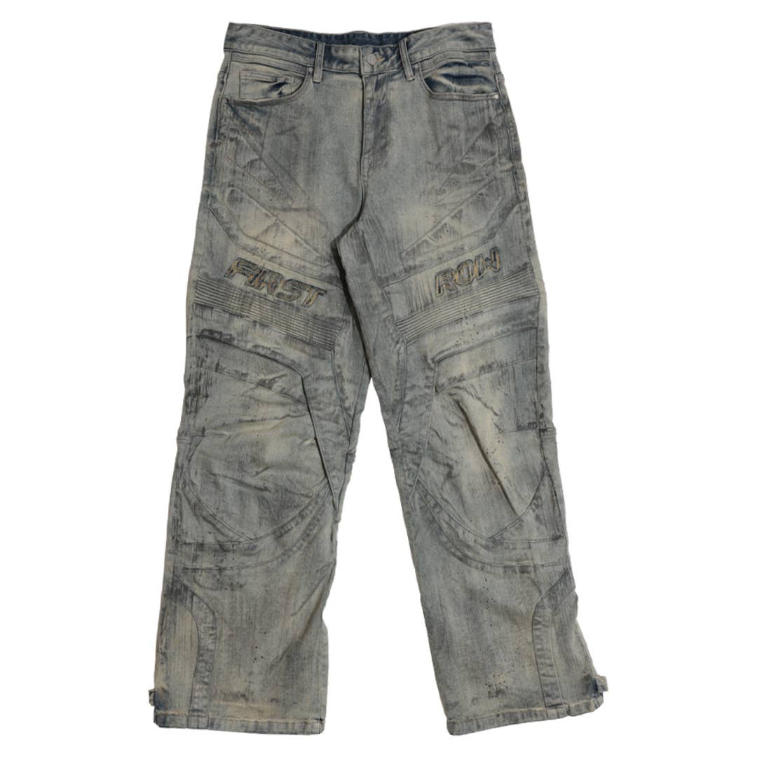 MOTOR RACING Y2K DENIM PANTS