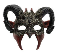 Baroque Ram Horn Masquerade Mask