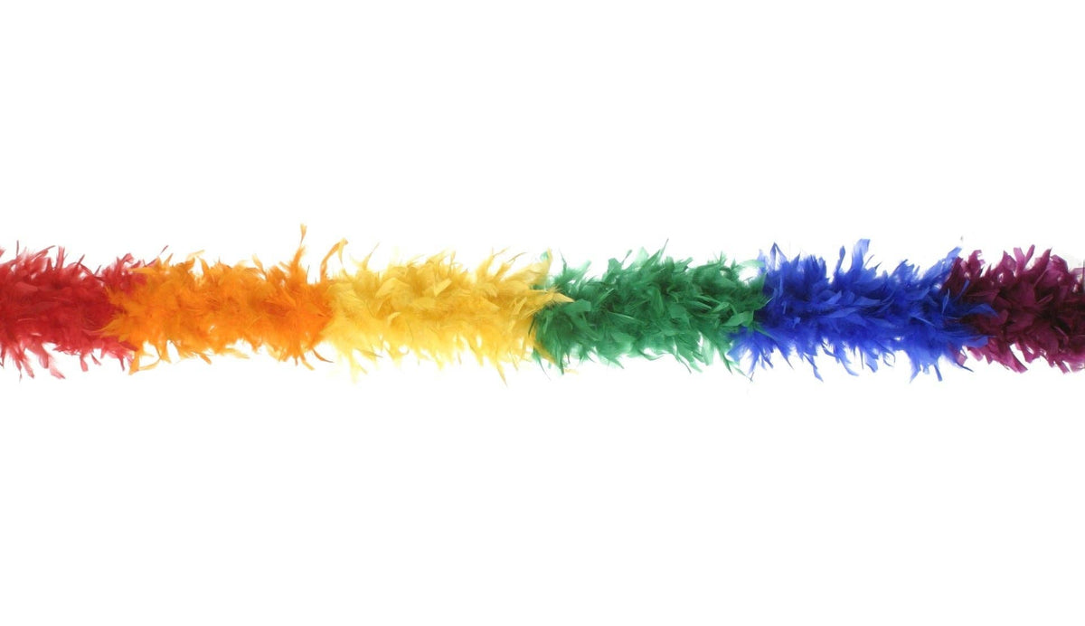 Feather Boa - Heavyweight - Rainbow