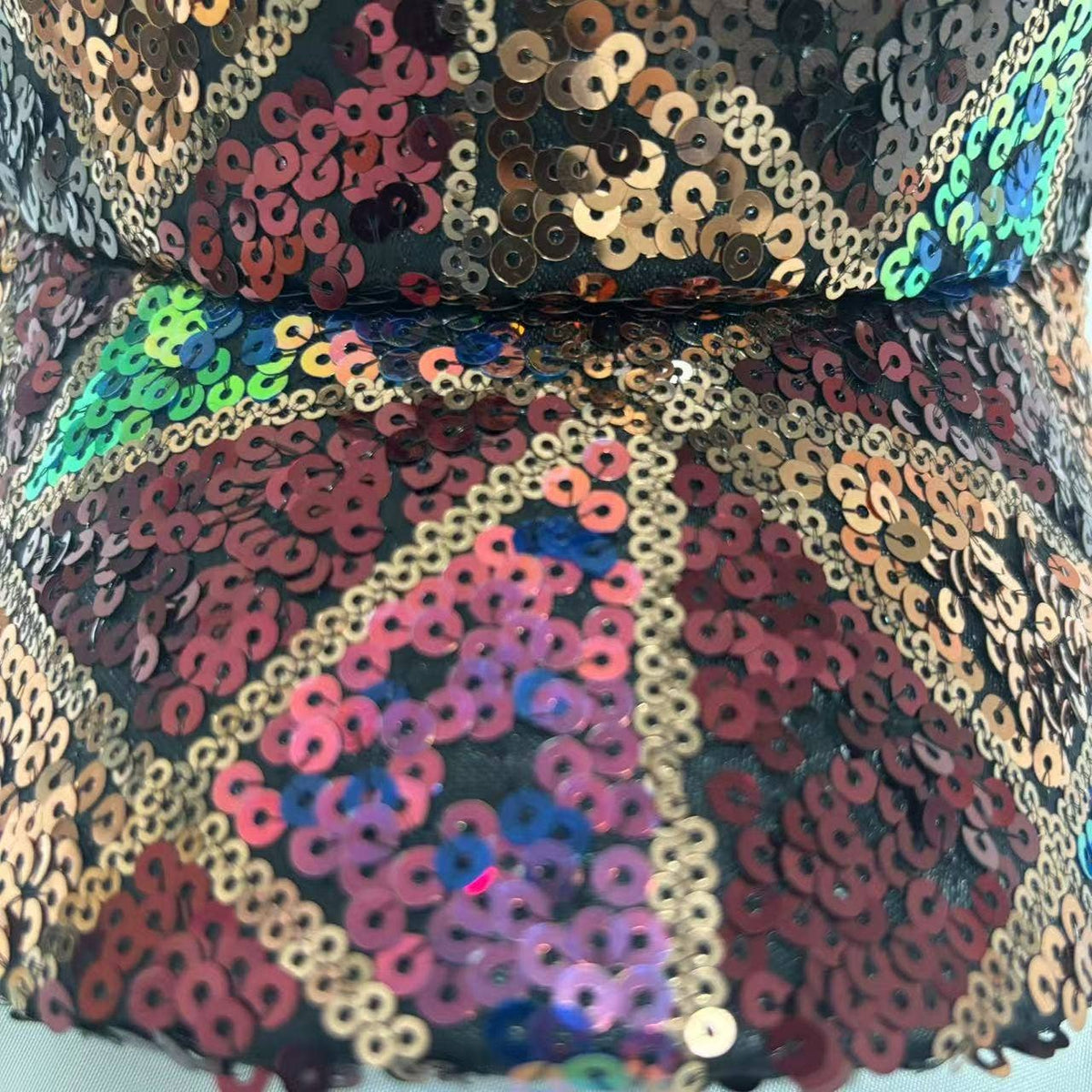 Sequin baseball cap